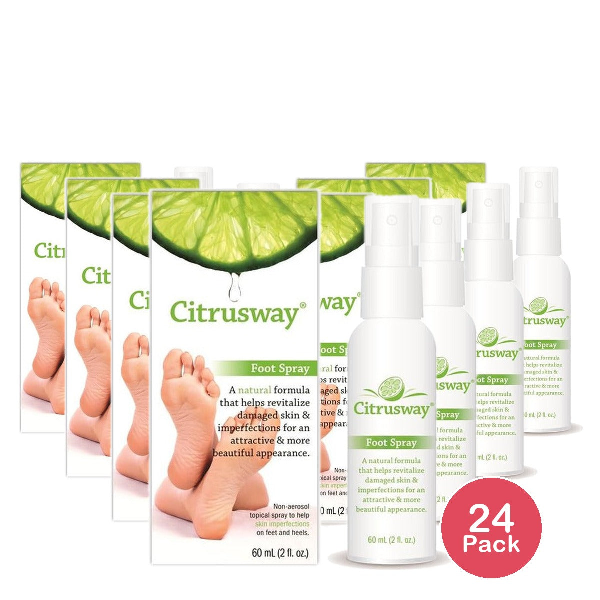 Citrusway Foot Restoration Spray 2 Oz (Pack of 24)