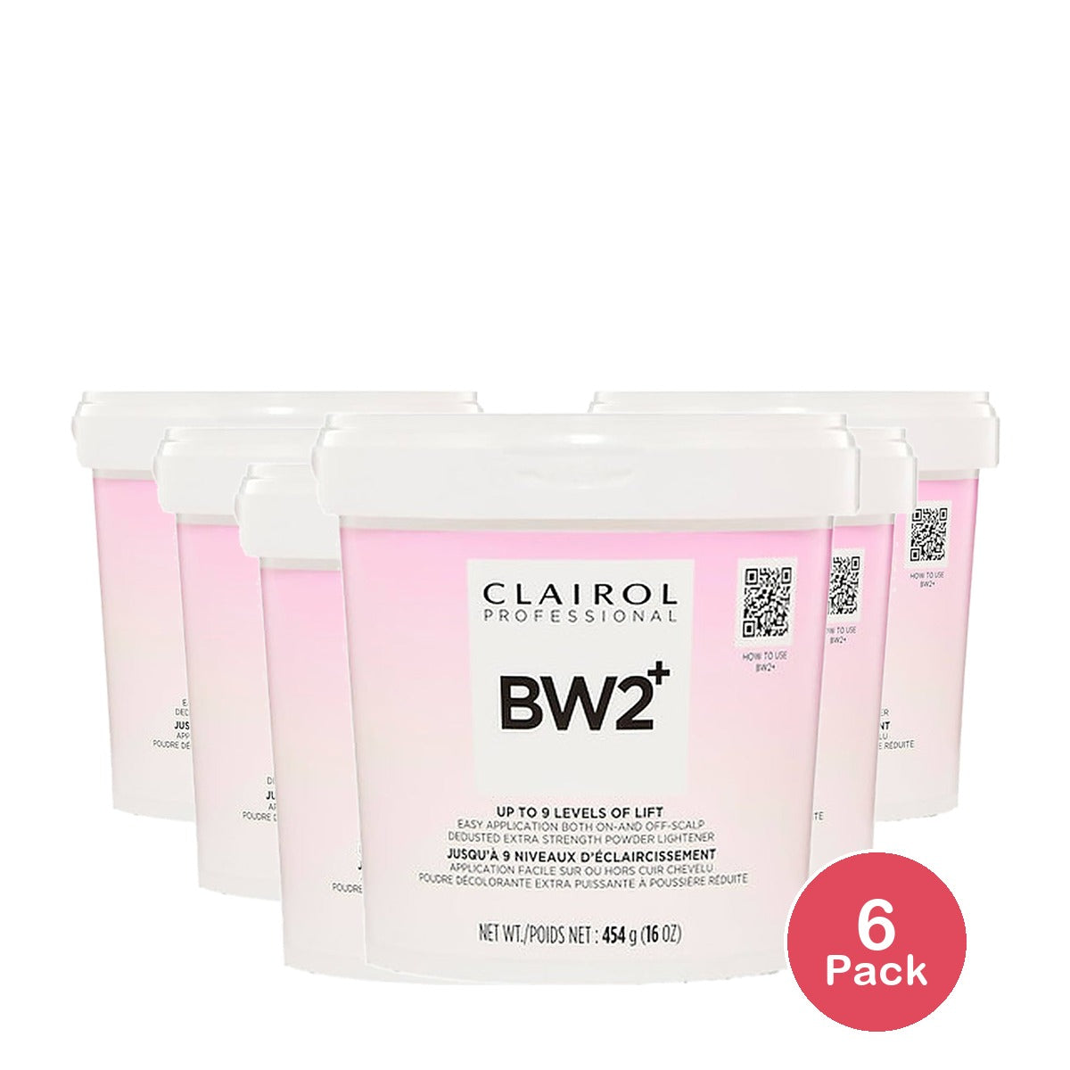 Clairol BW2+ Lightener 16 Oz (Pack of 6)