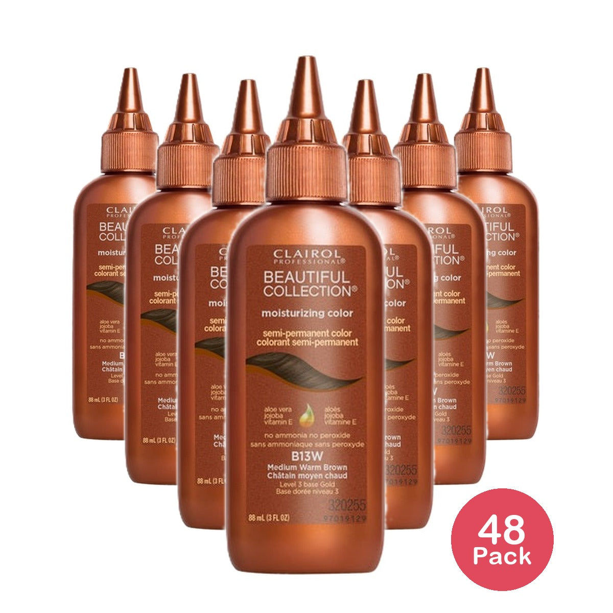 Clairol Professional Beautiful Collection Semi-Permanent Color 3 Oz (Pack of 48)