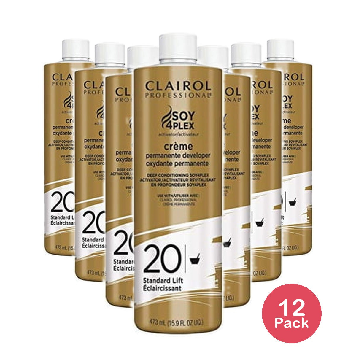 Clairol Professional Crème Developer 20 Vol 16 Oz (Pack of 12)