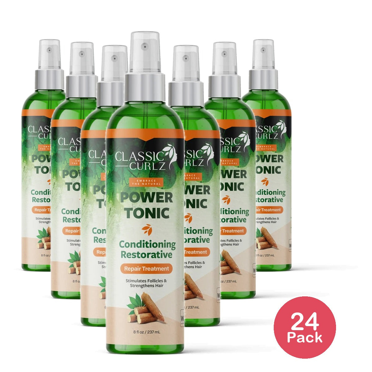 Classic Curlz Power Tonic Hair Treatment 8 fl oz (Pack of 24)