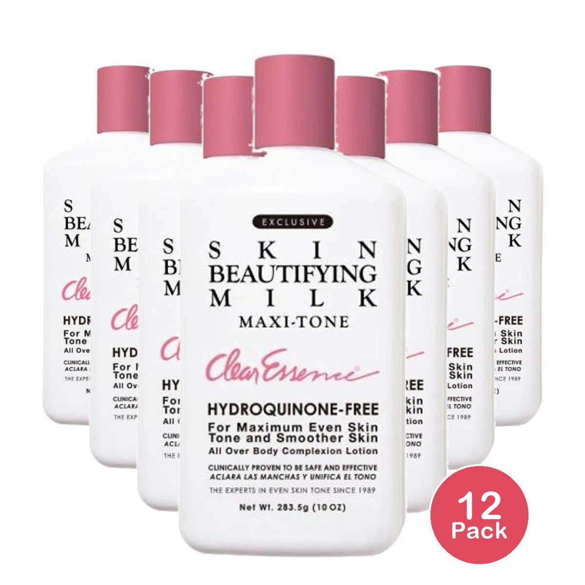 Clear Essence Exclusive Skin Beautifying Milk No HQ 10 Oz (Pack of 12)