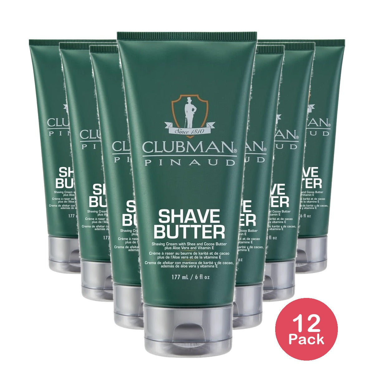 Clubman Pinaud Shave Butter 6 Oz (Pack of 12)