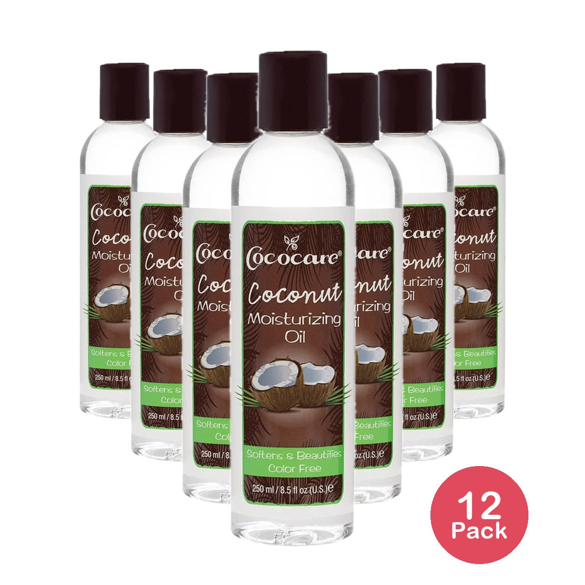 Cococare Coconut Moisturizing Oil 8.5 oz (Pack of 12)