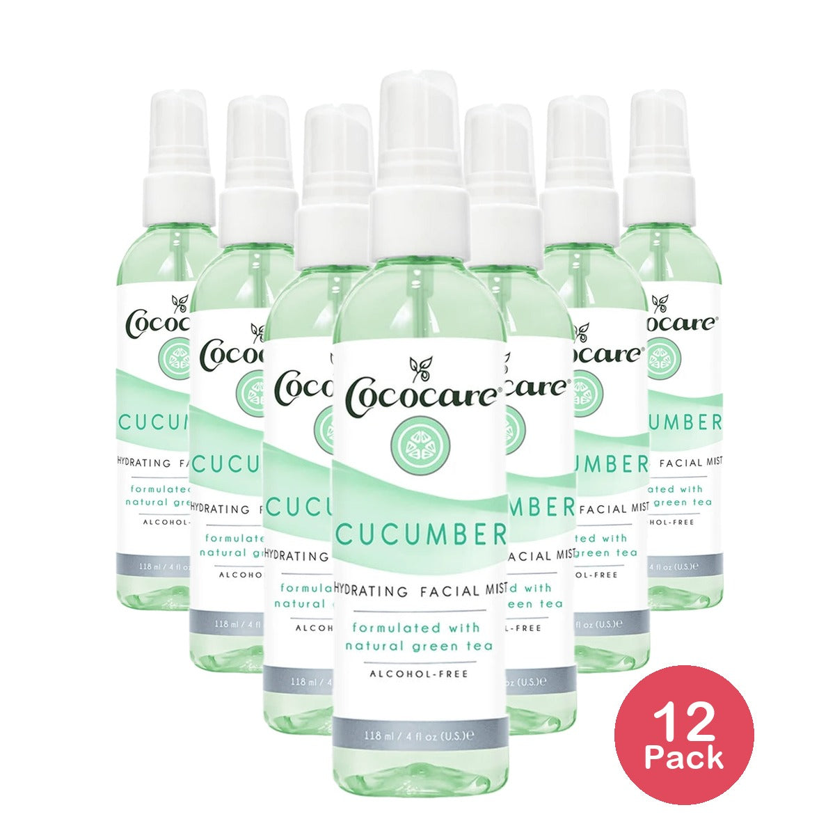Cococare HG2783017 4 fl oz Hydrating Cucumber Face Mist (Pack of 12)