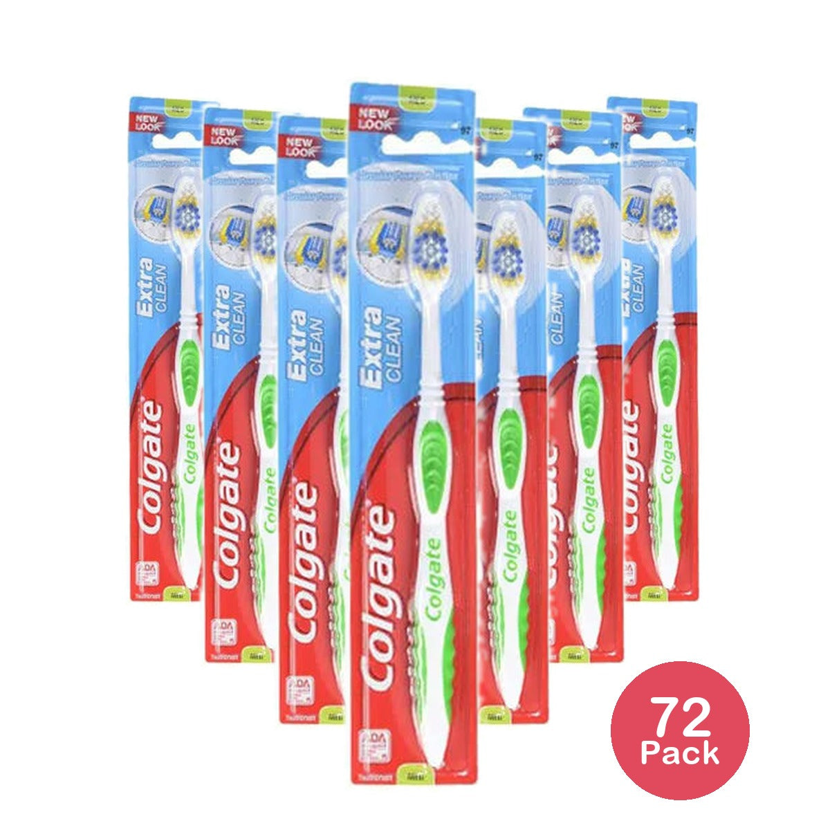 Colgate Extra Clean Full Head ToothBrush Medium 2oz (Pack of 72)