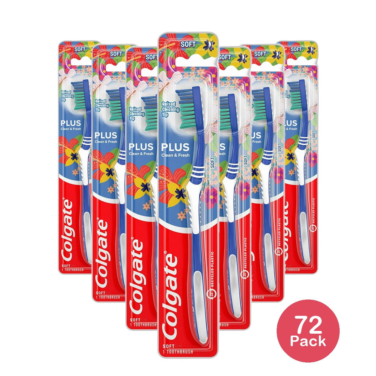 Colgate Plus Toothbrush Soft 0.32Oz (Pack of 72)
