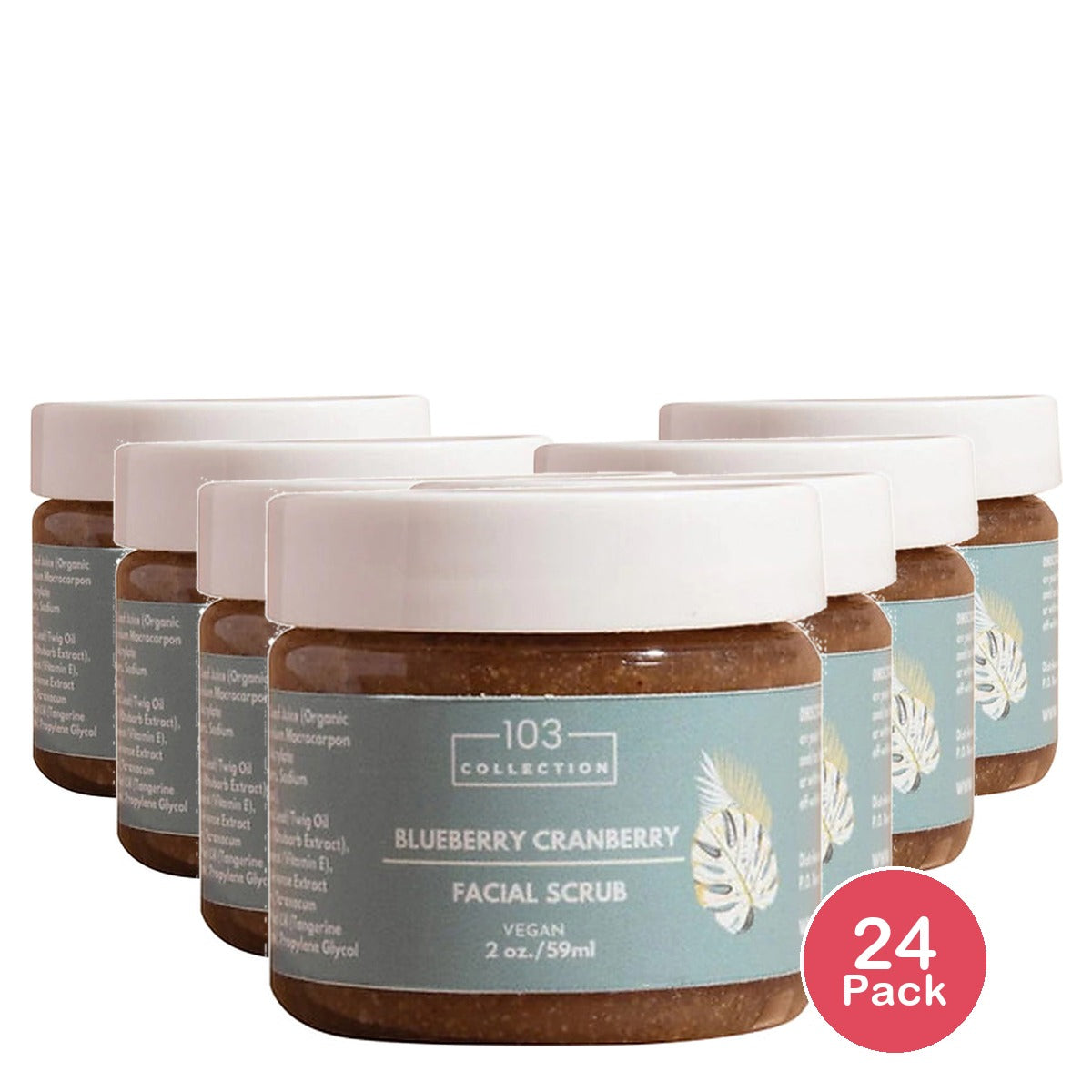 Collagen Blueberry Cranberry Face Scrub 4 Oz (Pack of 24)