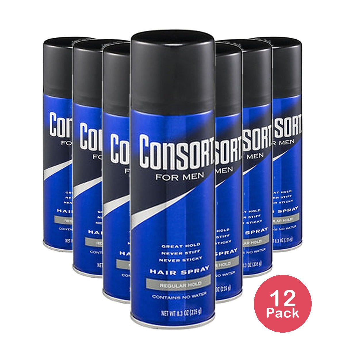 Consort Hair Spray Regular Hold 8.3 Oz (Pack of 12)