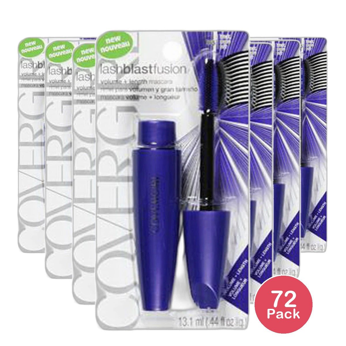 Cover Girl Lashblast fusion Mascara Very Black #860 0.44Oz (Pack of 72)