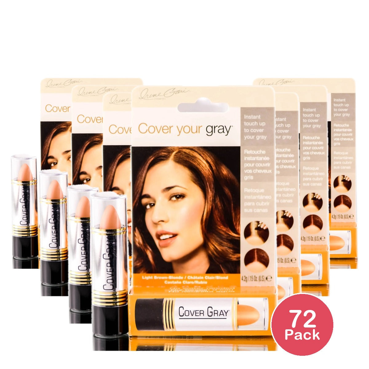 Cover Your Gray Touch-Up Stick Light Brown/Blonde (Pack of 72)