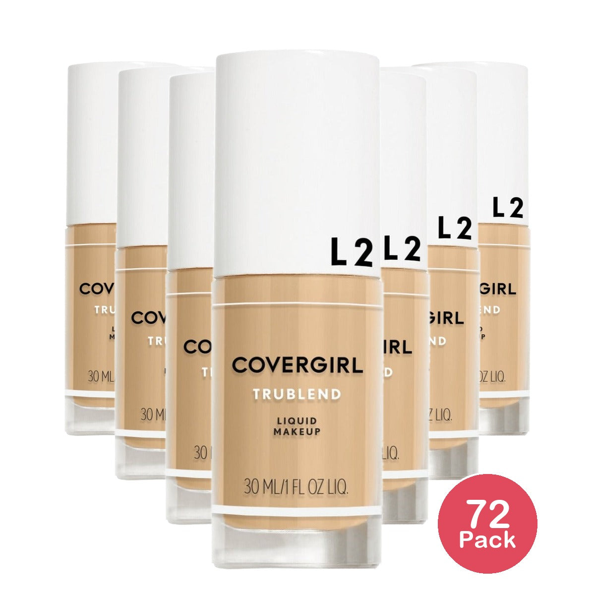 Covergirl TruBlend Liquid Foundation 1 Fl Oz (Pack of 72)