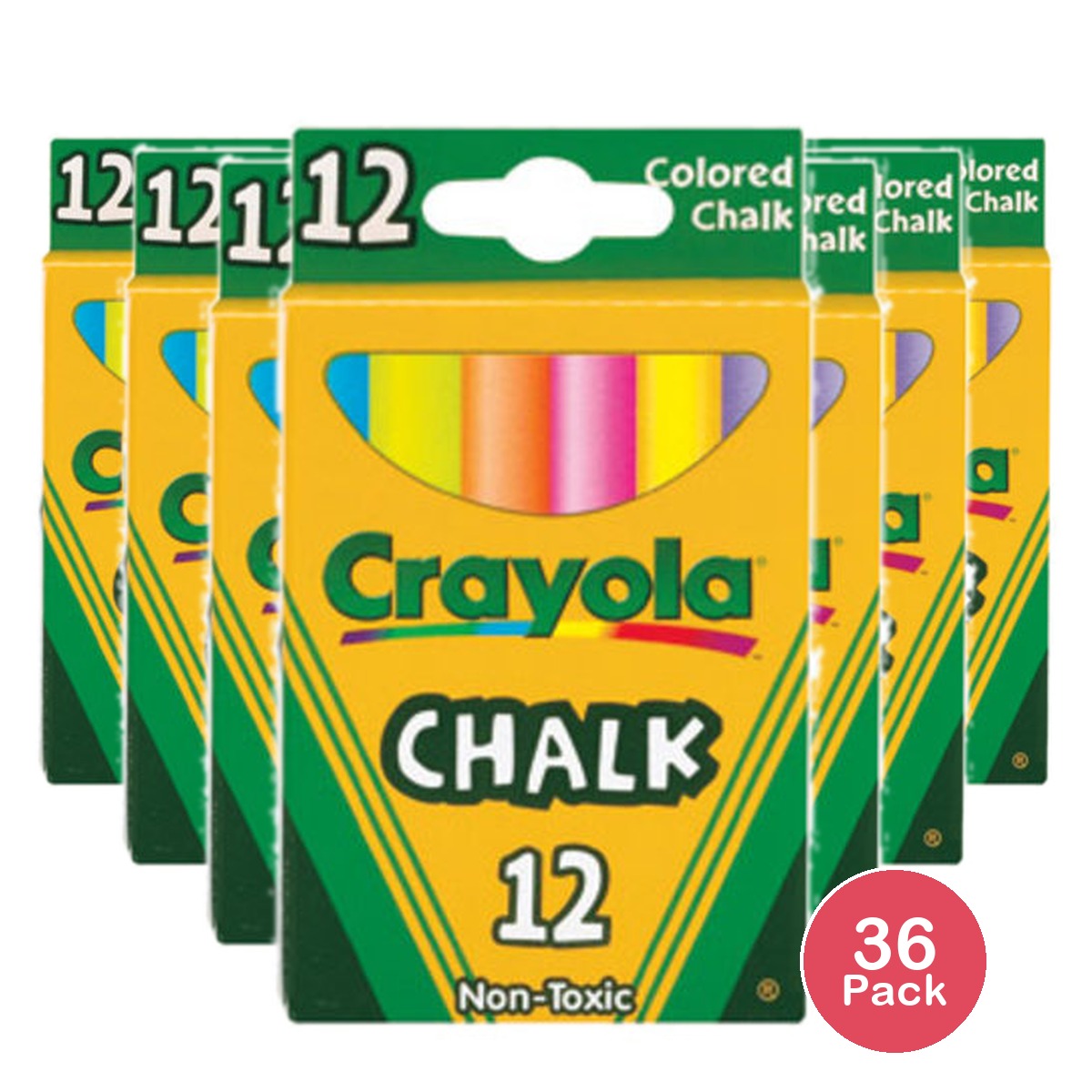 Crayola Chalk Colored 4.8oz (Pack of 36)