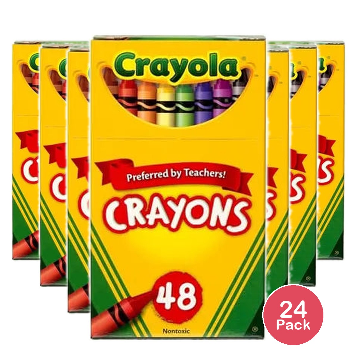 Crayola Nontoxic Crayons48 Ea 18.4oz (Pack of 24)