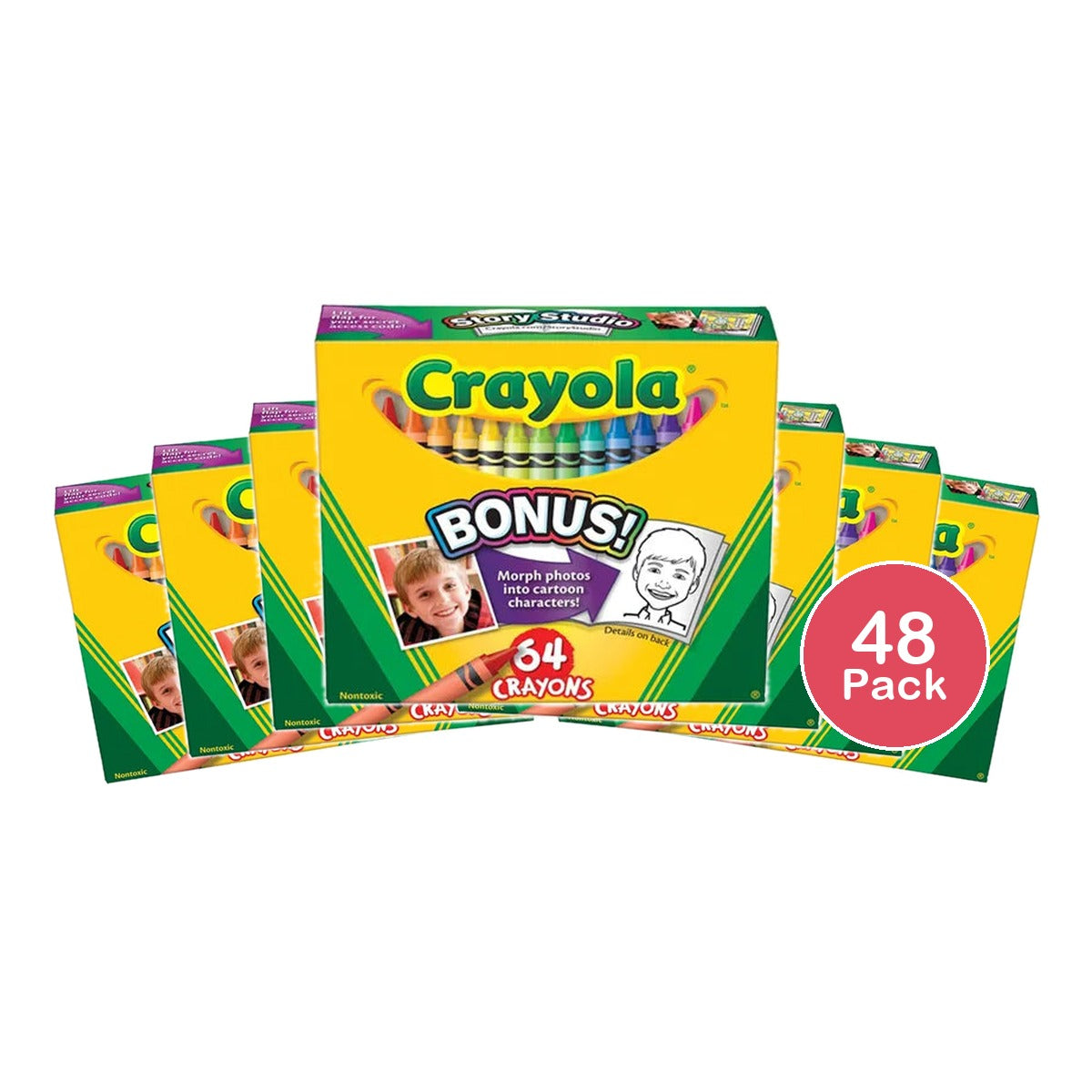 Crayola Nontoxic Crayons64 Ea 10.8oz (Pack of 48)