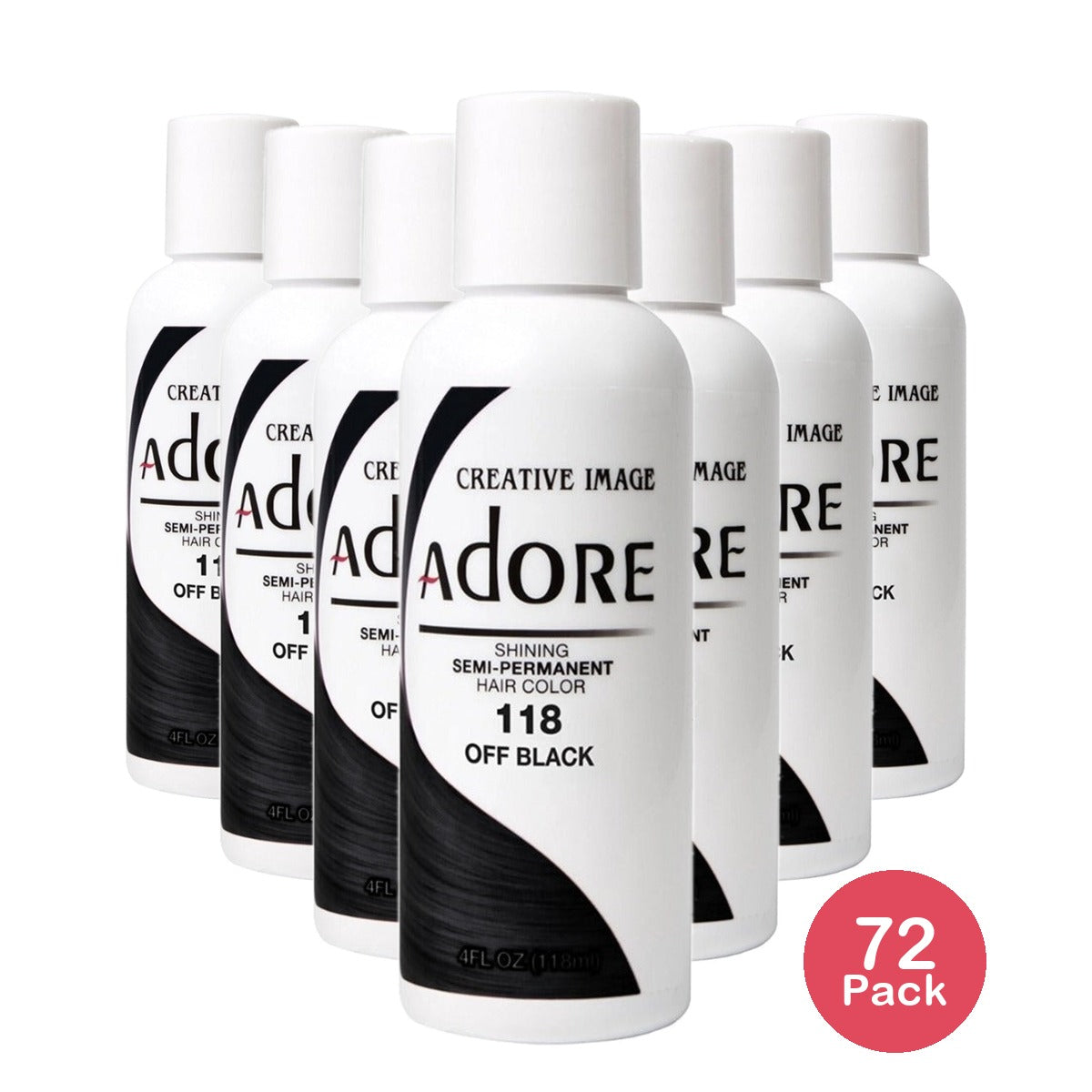 Creative Image Adore Semi-Permanent Haircolor Off Black 4 Oz (Pack of 72)