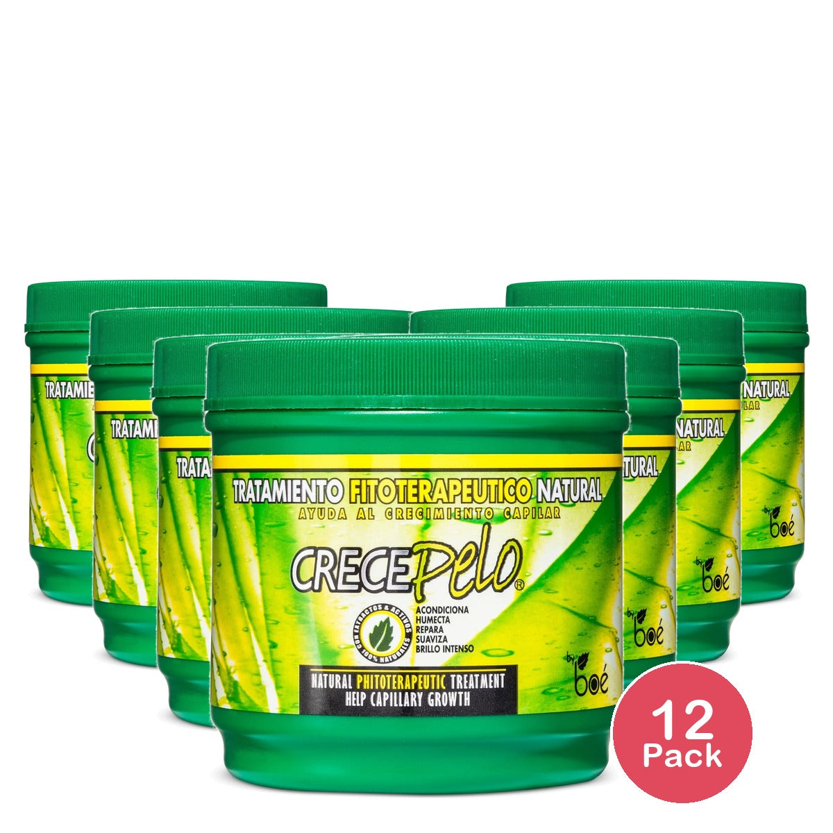 Crece Pelo Treatment Jar 16 fl oz (Pack of 12)