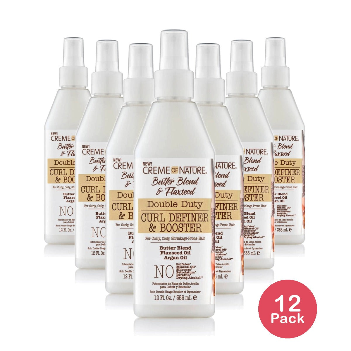 Creme Of Nature Butter Blend & Flaxseed Curl Definer 12 Oz (Pack of 12)
