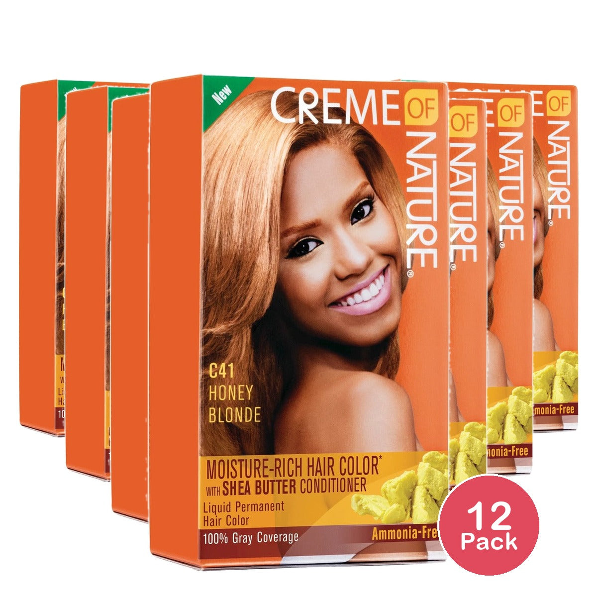 Creme Of Nature Moisture Rich Hair Color Honey Blond C41 (Pack of 12)