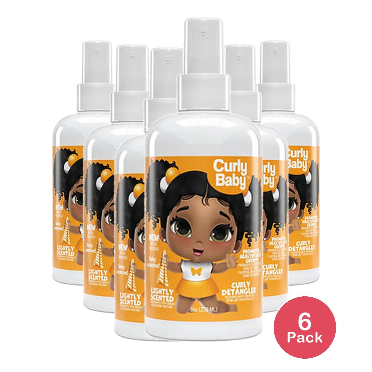 Curly Baby Detangling Baby Jasmine 8 Oz (Pack of 6)