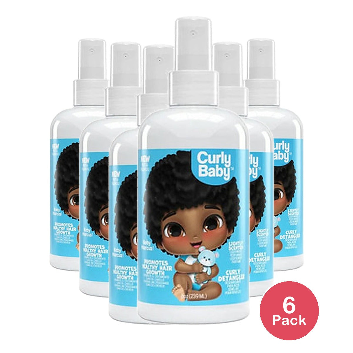 Curly Baby Detangling Baby Marcus 8 Oz (Pack of 6)