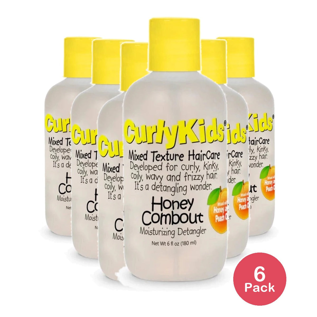 Curly Kids Honey Comb-Out Lotion 8 oz 6 Fl. Oz (Pack of 6)