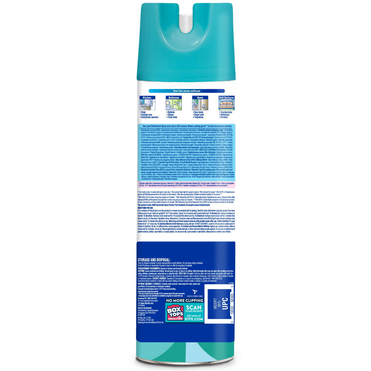 Lysol Disinfectant Spray Sanitizing and Antibacterial Spray For Disinfecting a 19 oz (Pack of 12)