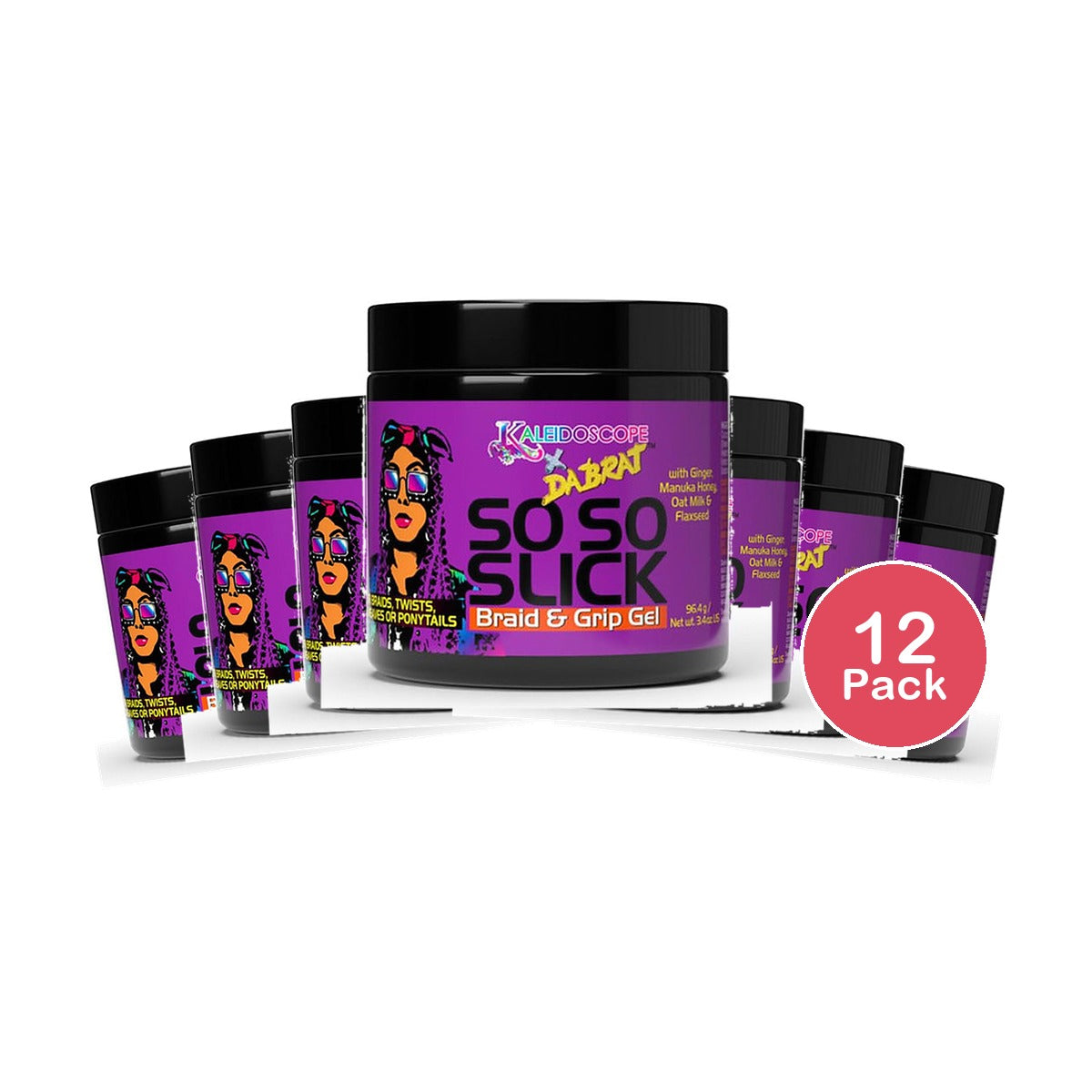 Da Brat So Slick Braid Grip Gel 3.4 Oz (Pack of 12)