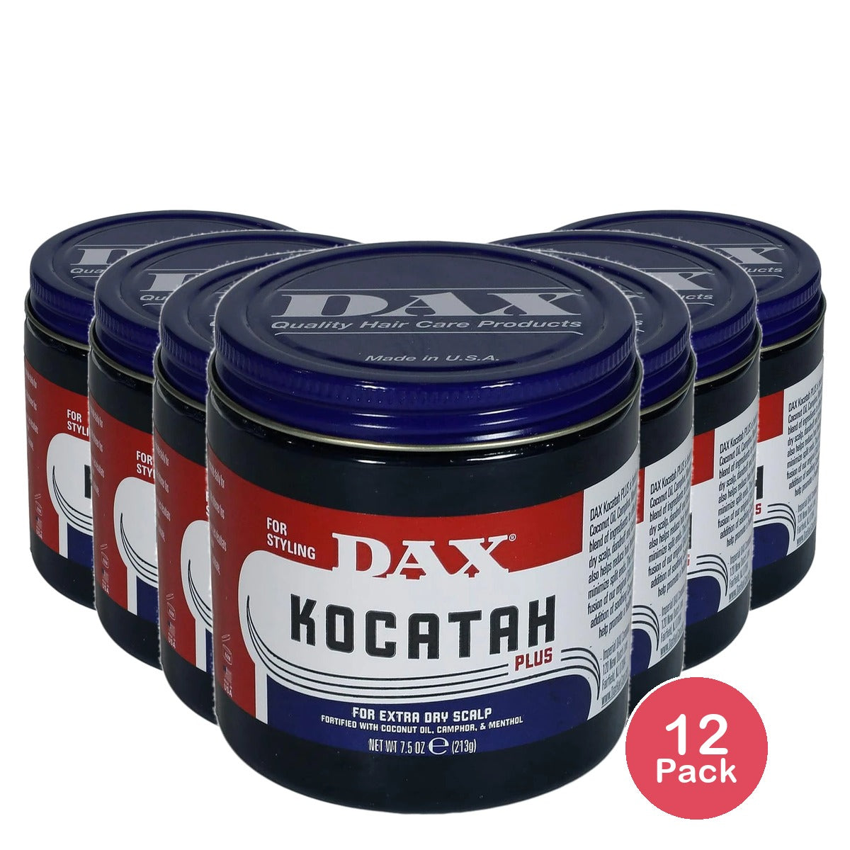 DAX - Kocatah Plus Extra Dry Scalp Relief 7.5 Oz (Pack of 12)
