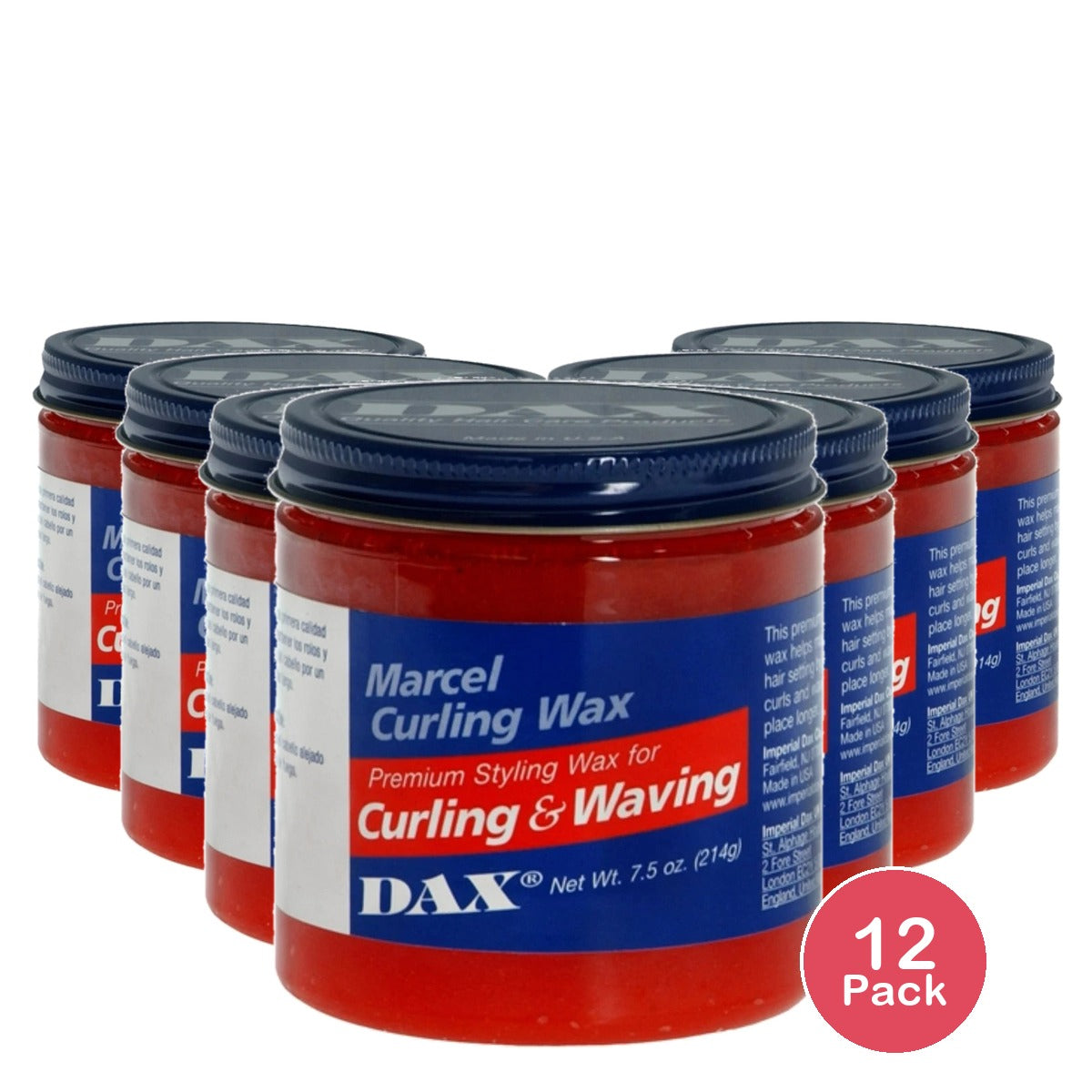 Dax Marcel Curling Wax 7.50 oz (Pack of 12)