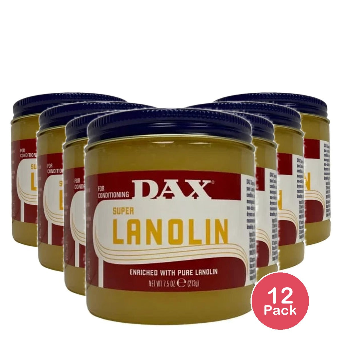 DAX - Super Hair Conditioner 100% Pure Lanolin 7.5 Oz (Pack of 12)