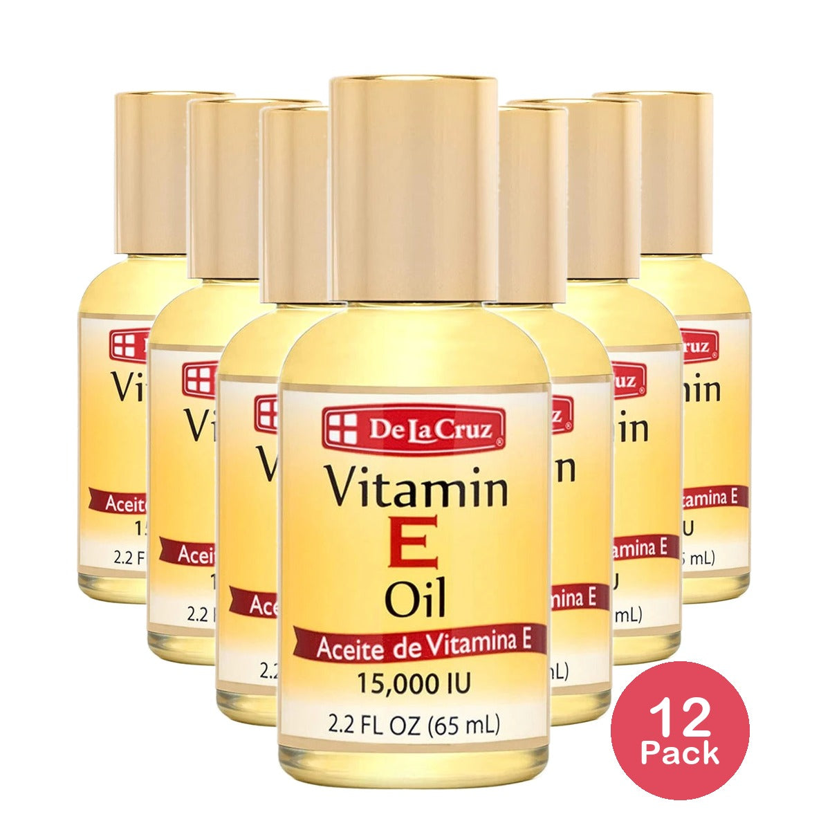 De La Cruz Vitamin E Oil - 2.2 fl oz (Pack of 12)