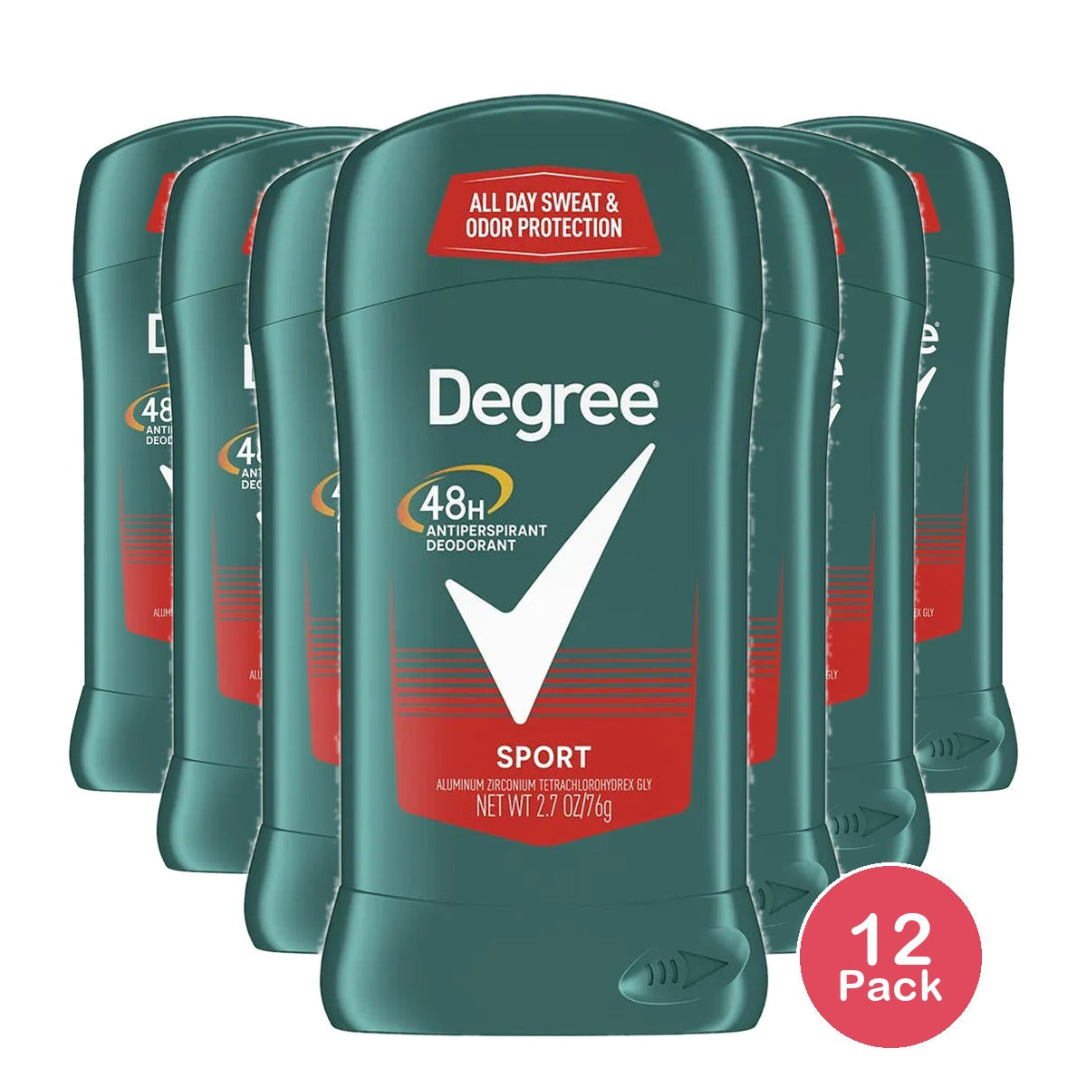 Degree Anti Perspirant Deodorant for Men Dry Protection Sport 2.7Oz (Pack of 12)