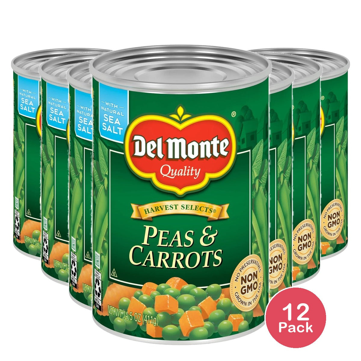 Del Monte Peas & Carrots 14.5 Oz (Pack of 12)