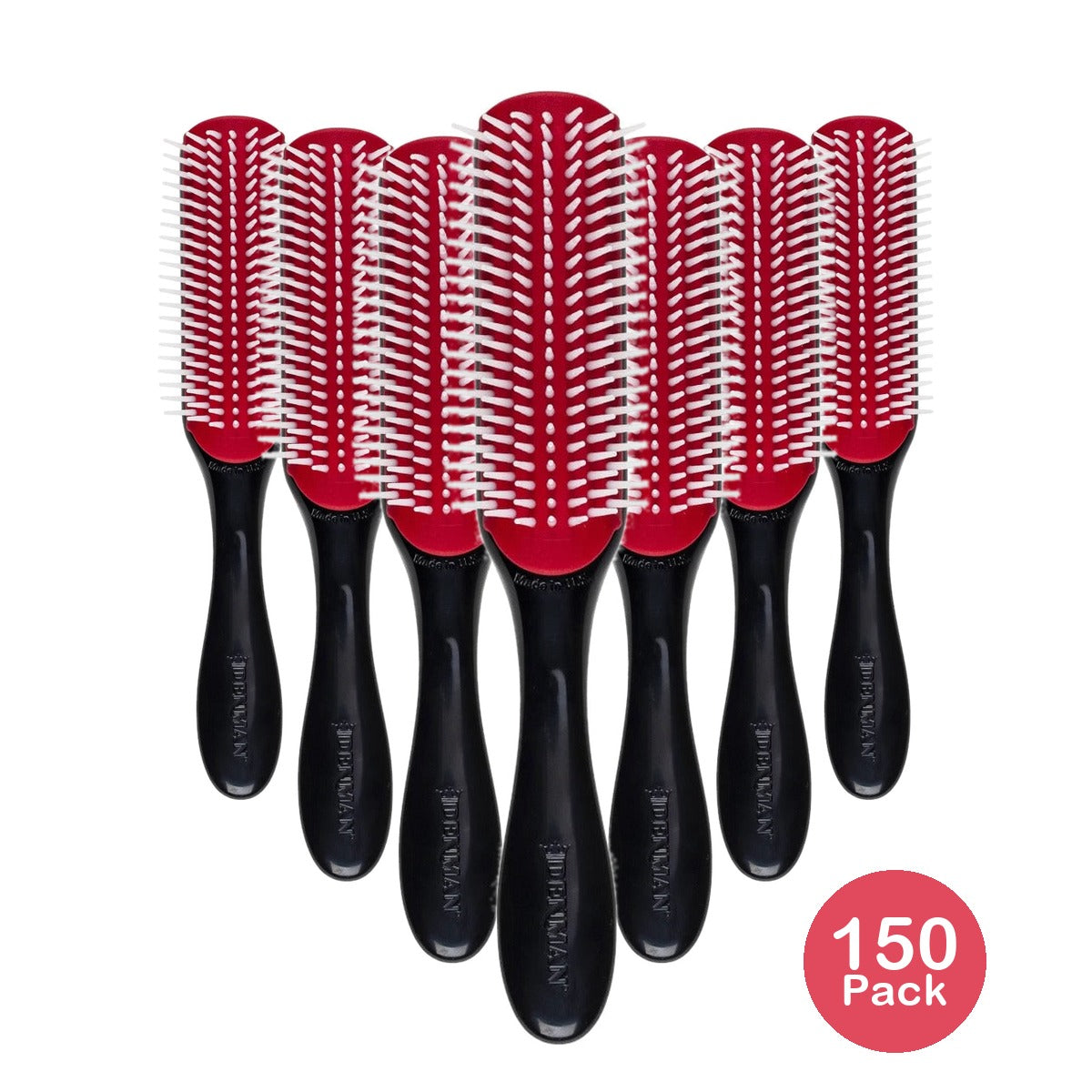 Denman Original Curl Definer & Styler Hair Brush 7-Row (Pack of 150)