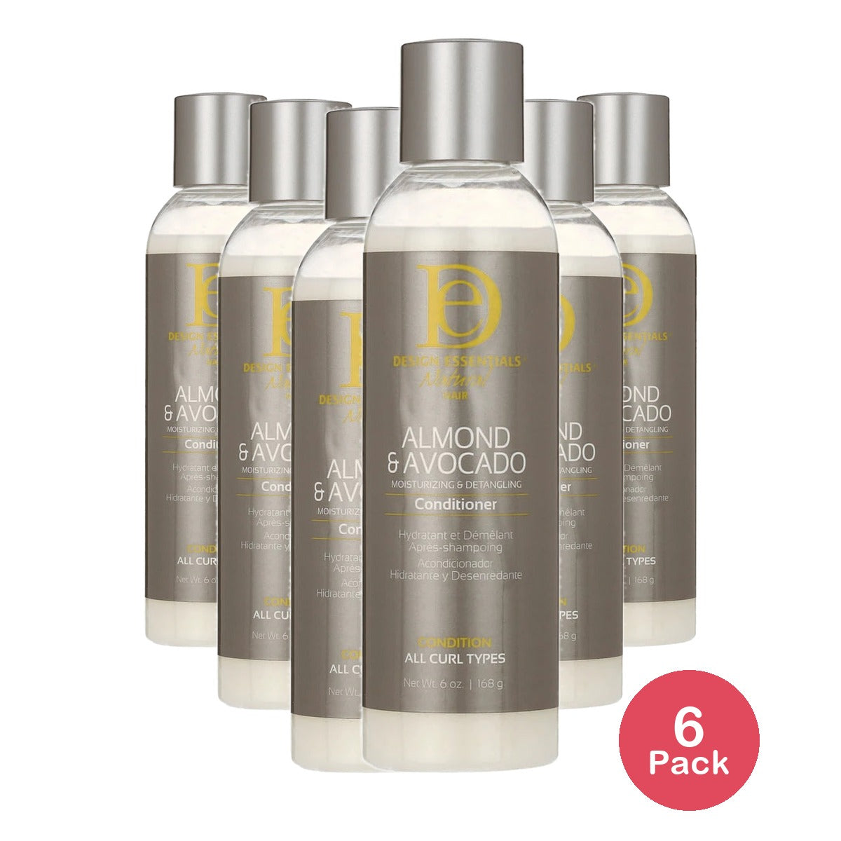 Design Essentials Almond Avocado Detangling Conditioner 6oz. (Pack of 12)