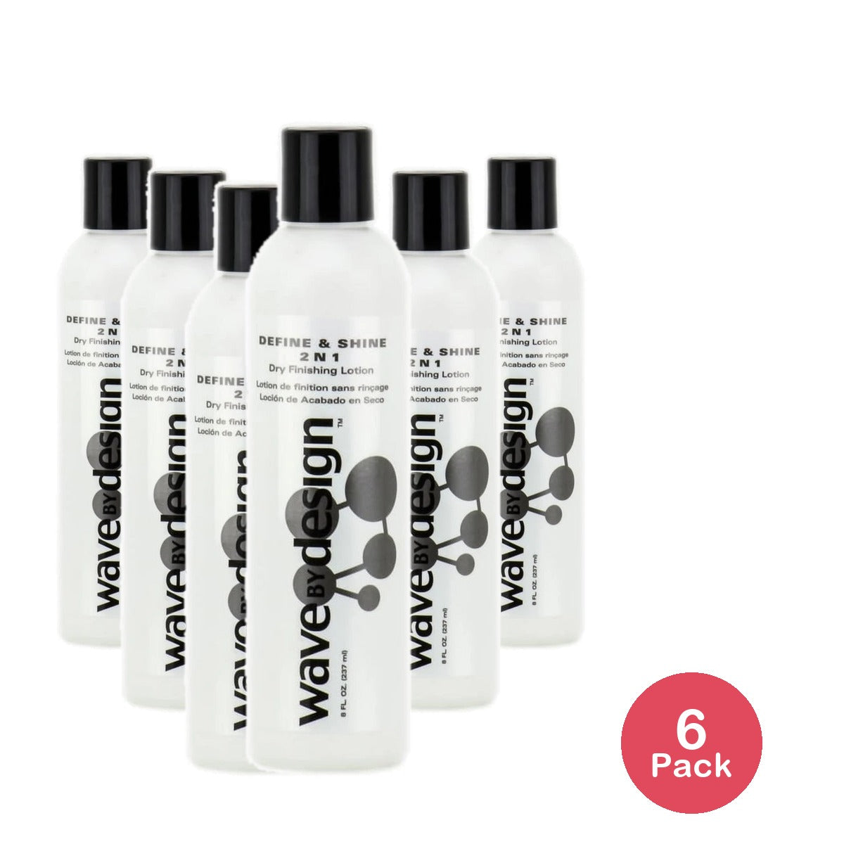 Design Essentials Define & Shine - 2 N 1 Dry Finishing Lotion (8 oz) (Pack of 12)