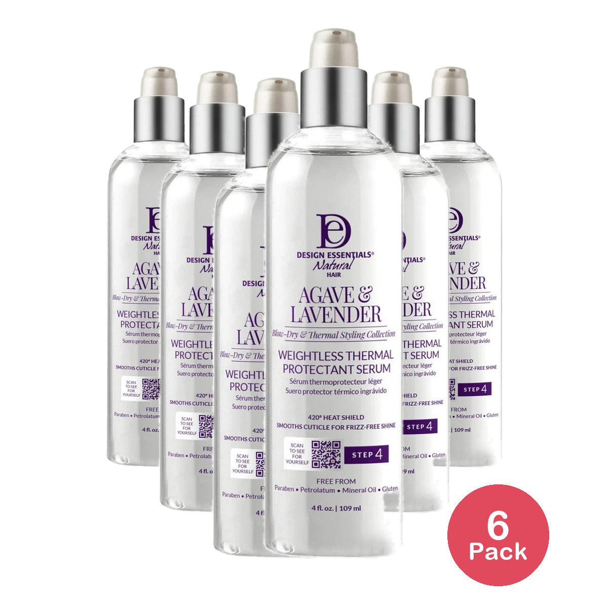 Design Essentials Natural Agave & Lavender, 4 Fl Oz (B07RC3SC1K) (Pack of 12)