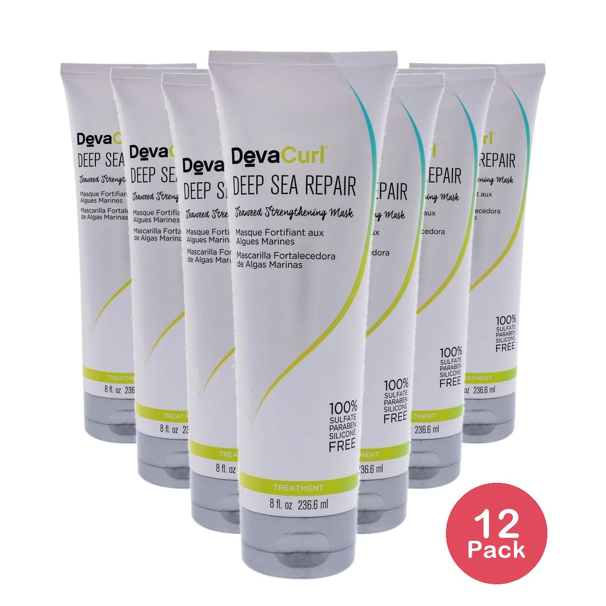DevaCurl Deep Sea Repair Seaweed Mask 8 Oz (Pack of 12)