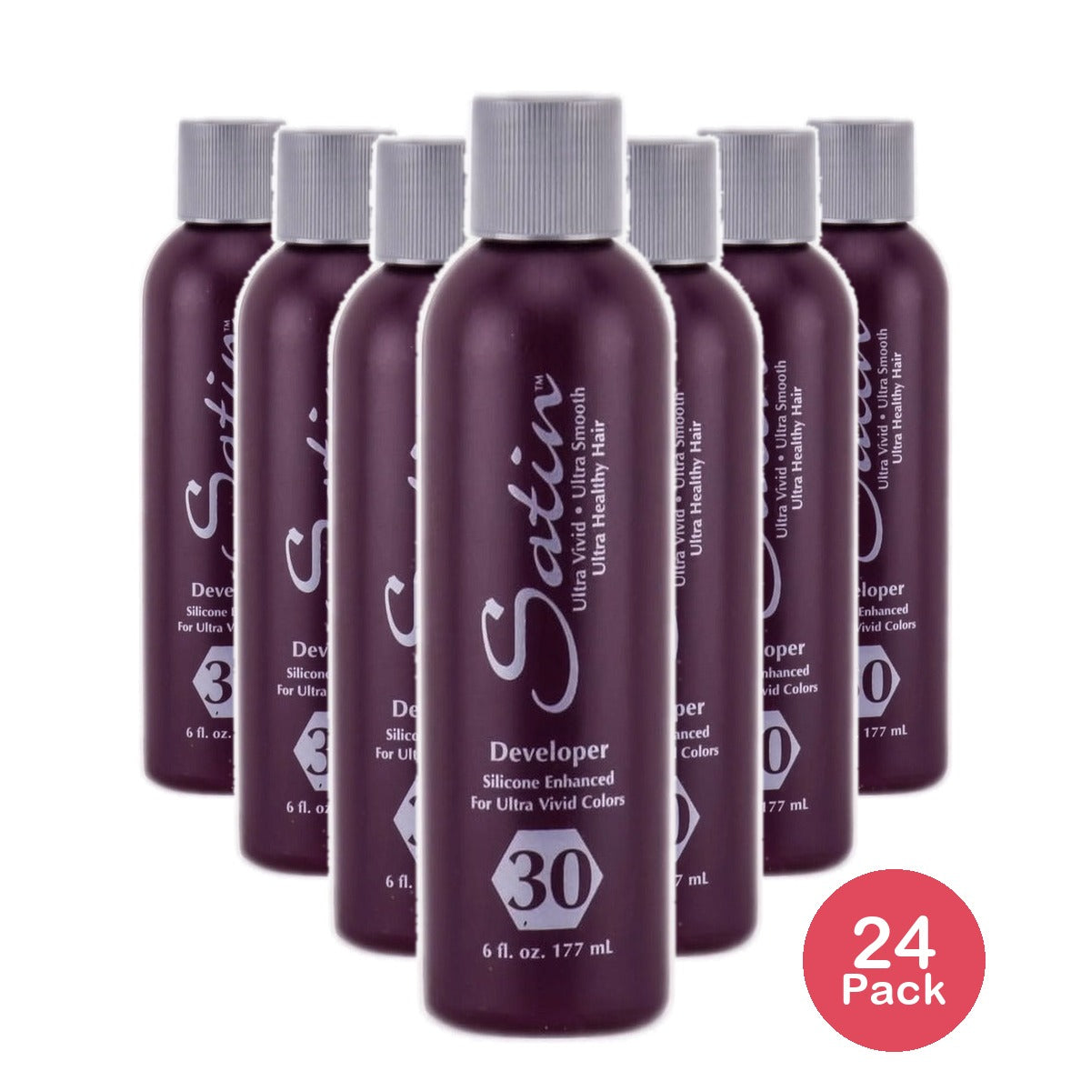 Developlus Satin Developer 30 Volume 6 Oz (Pack of 24)