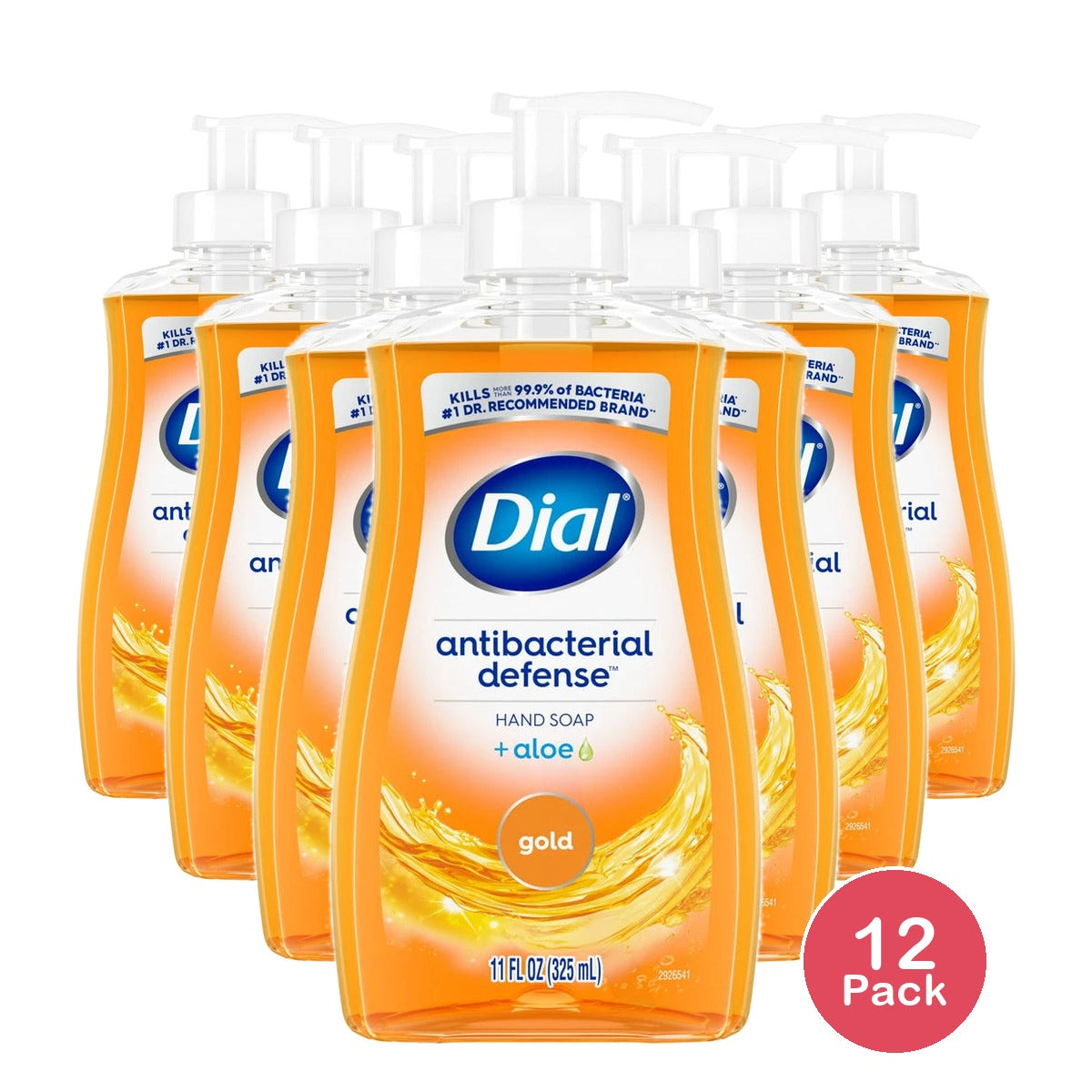 Dial Antibacterial Liquid Hand Soap Gold 11 fl Oz (Pack of 12)