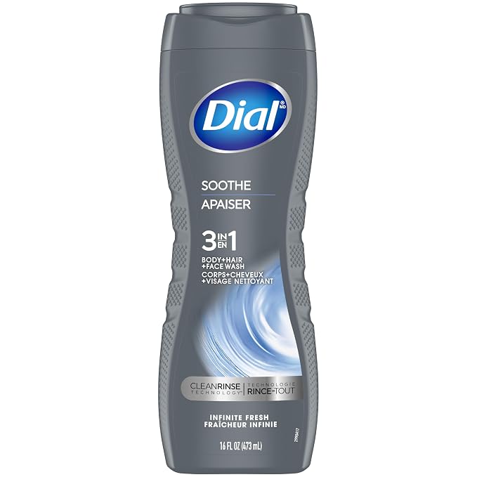 Dial Infinite Fresh Body Wash for Men 16 Oz (Pack of 6)