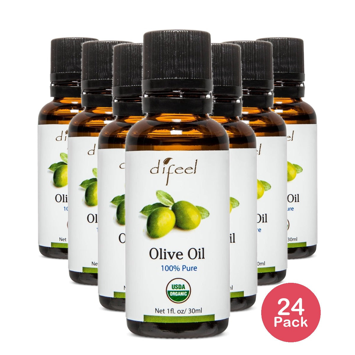 Difeel 100% Pure Essential Oil - Olive 1 Oz (Pack of 24)