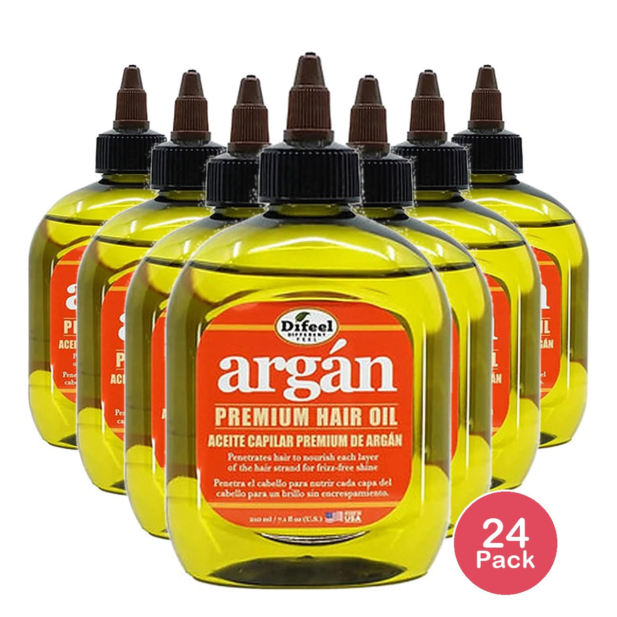 Difeel Argan Hydra Hair Oil 7.1 Oz (Pack of 24)