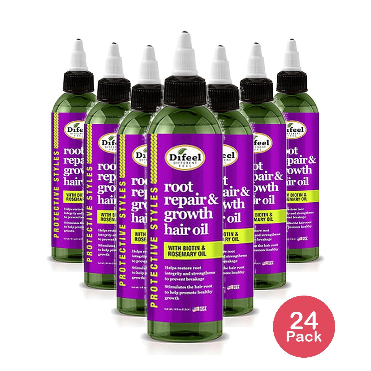 Difeel Biotin & Rosemary Hair Oil 2.5 Oz (Pack of 24)