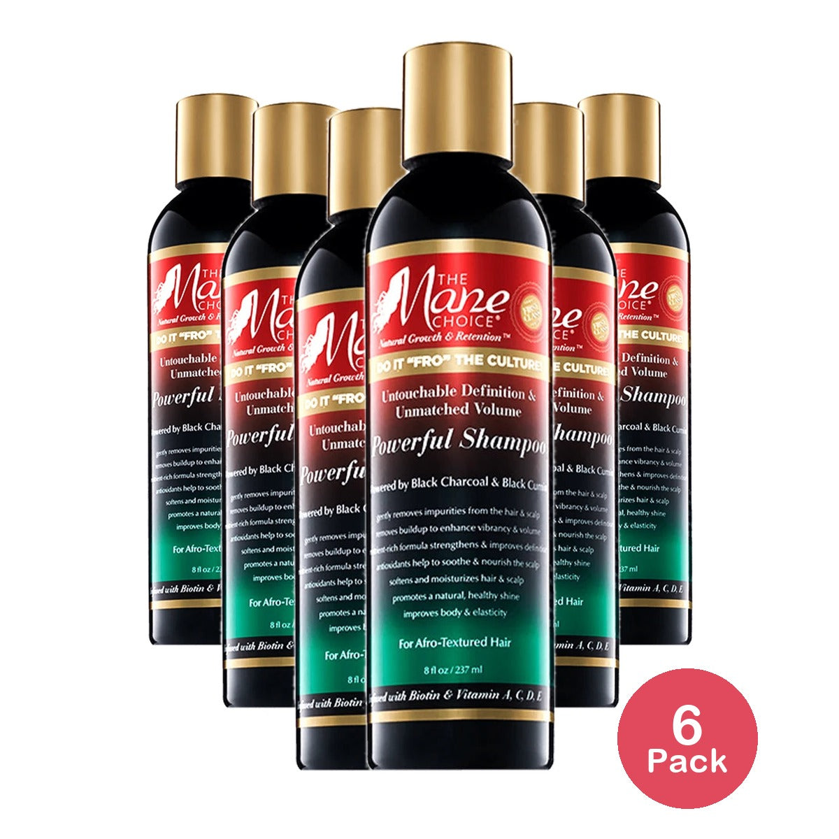 Do It FRO The Culture Untouched Definition & Unmatched Volume Powerful Shampoo 8. Oz (Pack of 6)