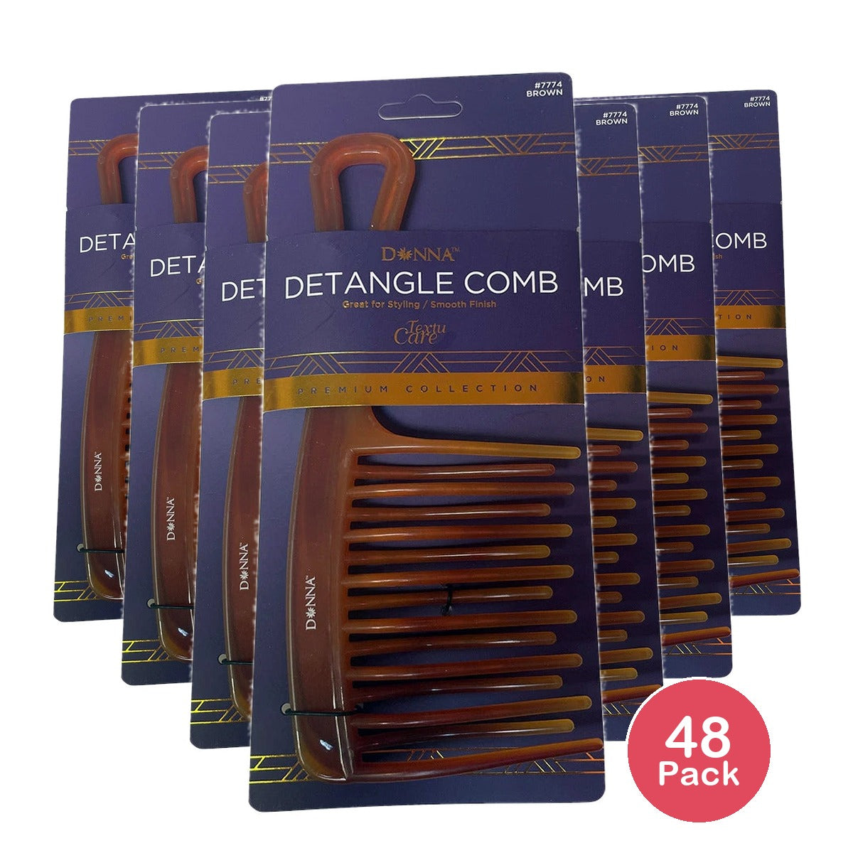 Donna Collection Detangling Comb 1 Ea nan (Pack of 48)