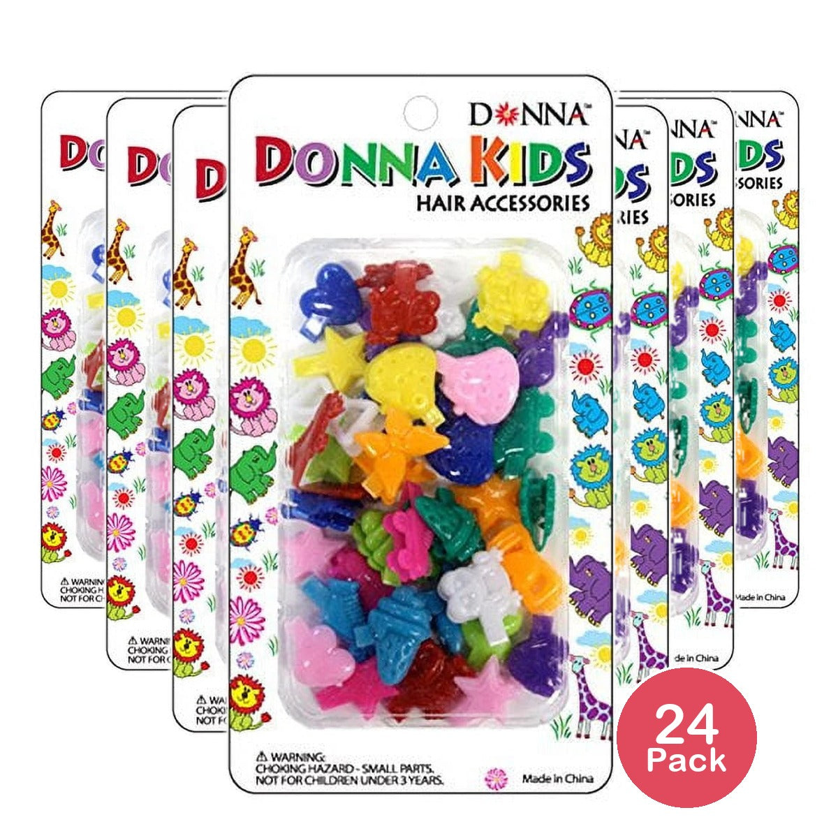 Donna Collection Kids Barrettes 36 Count nan (Pack of 24)