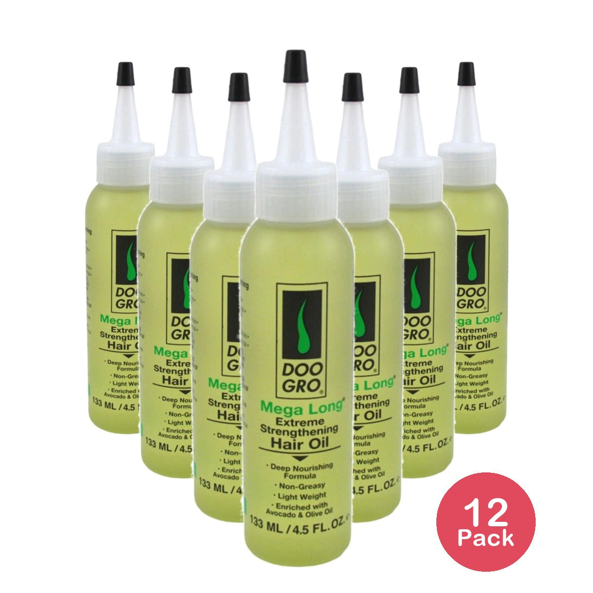 Doo Gro Mega Long Extreme Strengthening Hair Oil 4.5 Oz (Pack of 12)