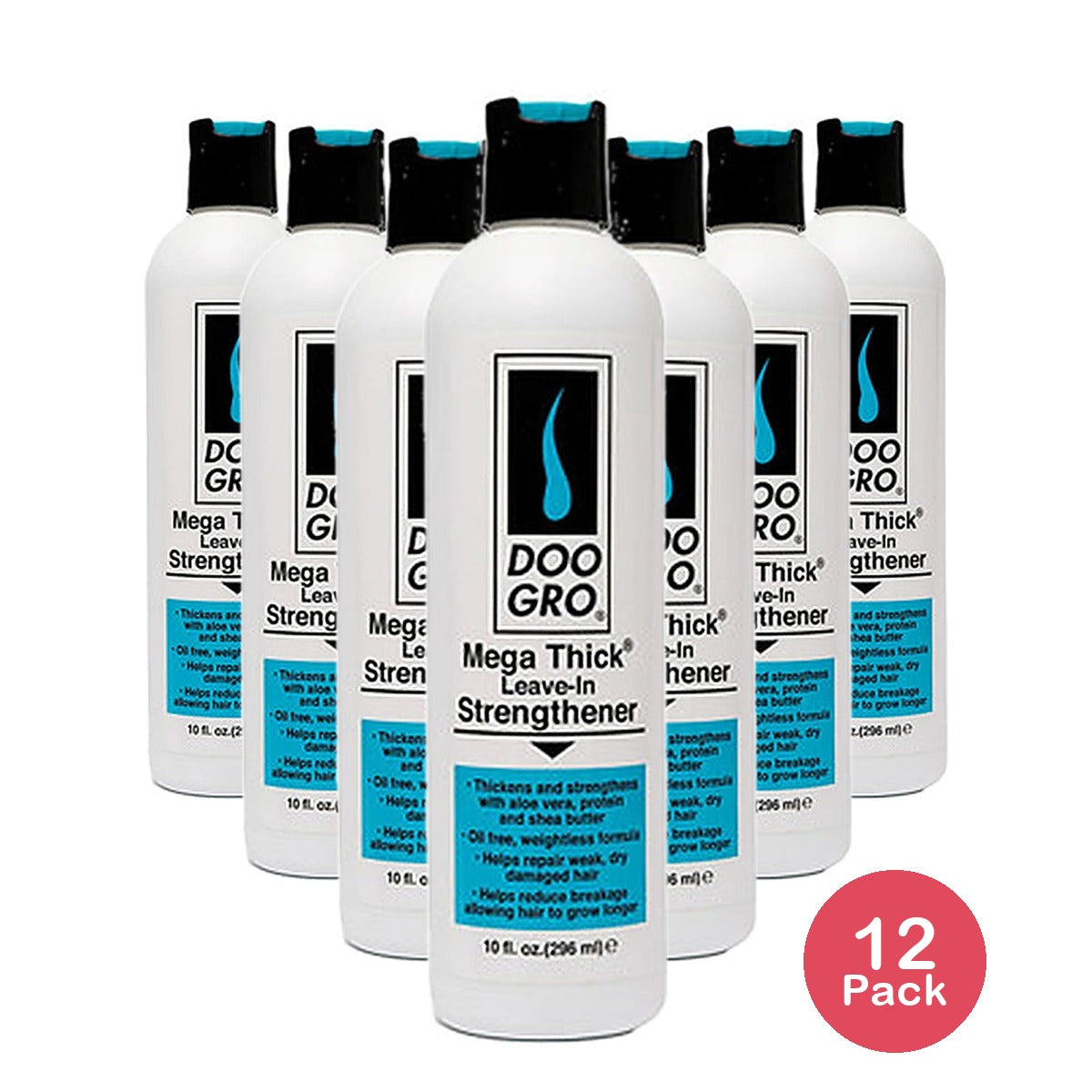 Doo Gro Mega Thick Leave-In Strengthener 10 Oz (Pack of 12)